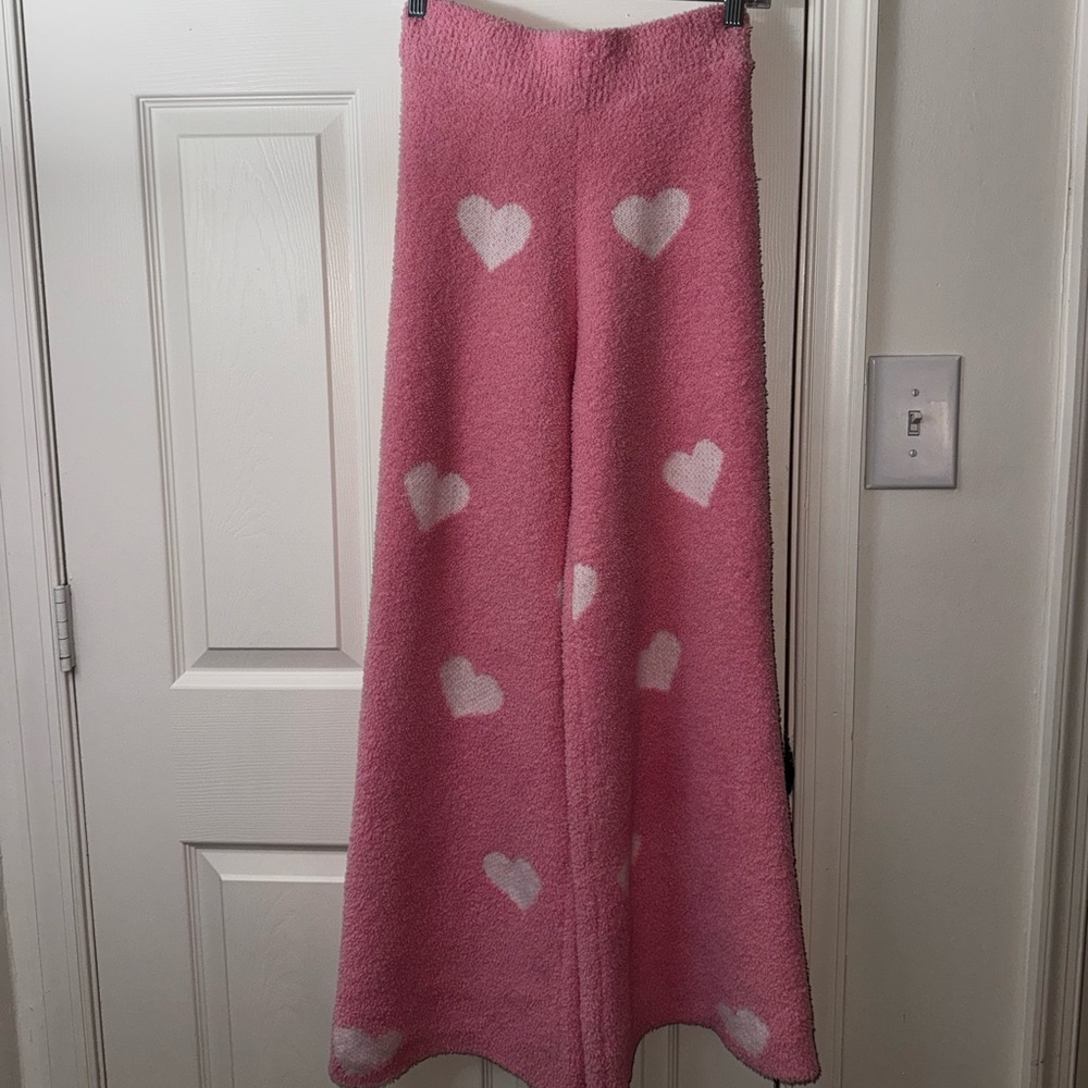 Altar'd State Pink Heart Pajama Pants